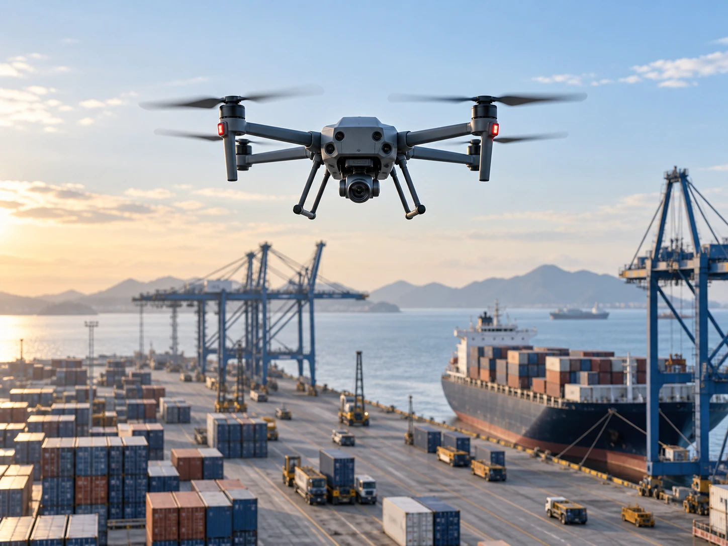 Drone technology for logistics operations