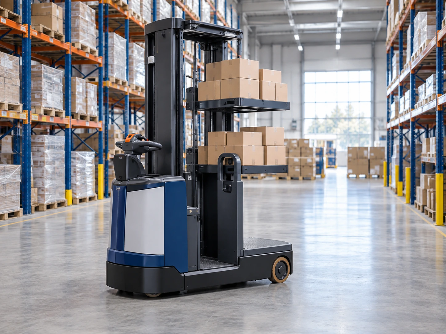 Warehouse inventory storage and order picking